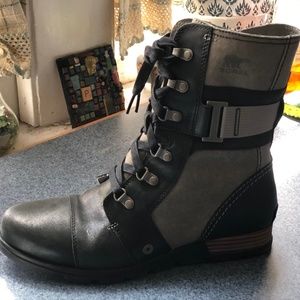 Women’s Sorel Major Carly Boot – Wet Sand/Black – Sz 10 – Orig. $160